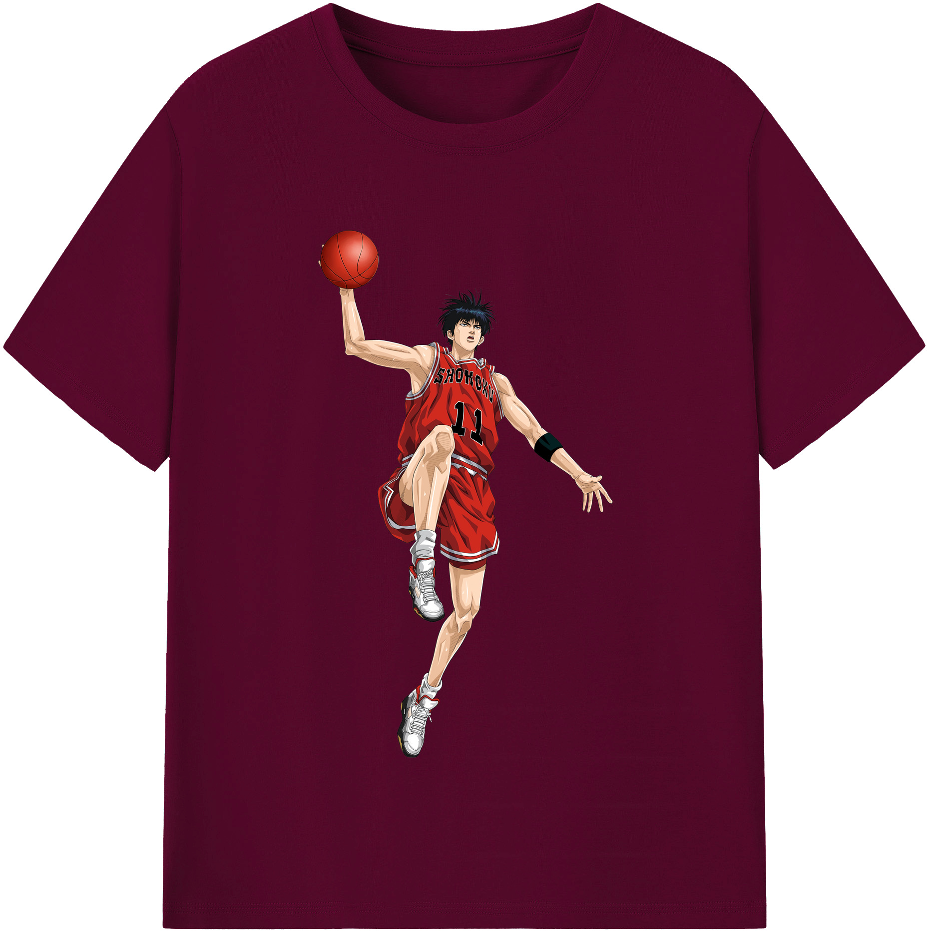 （画像用） SLAM DUNK／スラムダンク レディースカジュアルプリントTシャツ（綿100％）